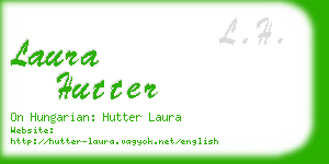 laura hutter business card